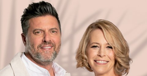 man and women with fresh haircuts