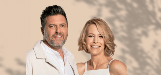 dad and mom with fresh haircuts